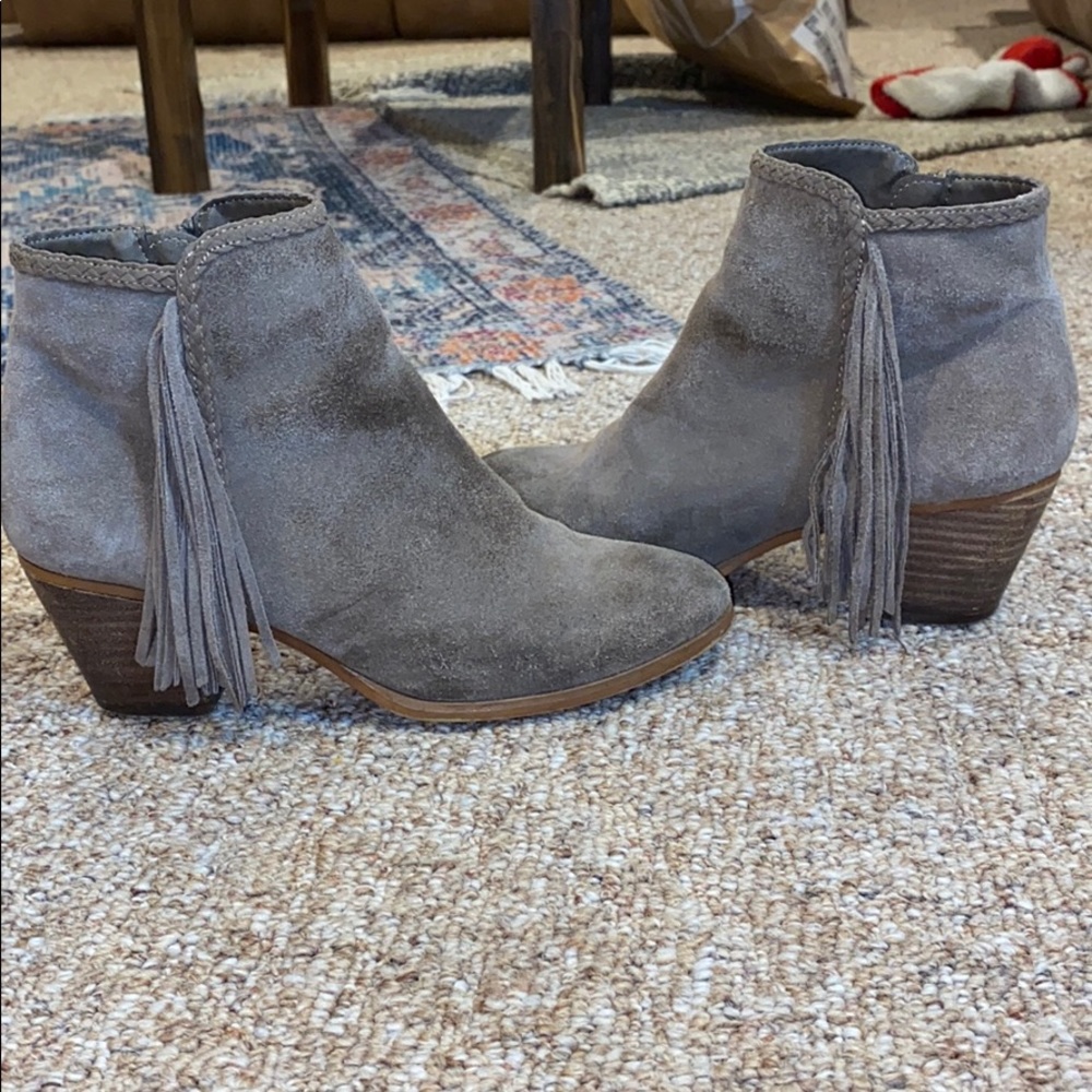 Franco Fortini suede booties